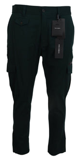 Dolce & Gabbana Green Cargo Cotton Stretch Jeans Pant -   -  Dolce & Gabbana.